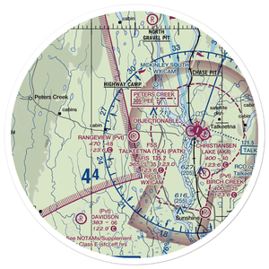 Rangeview Airstrip (0AA5) VFR Sectional Sticker (30 mile)