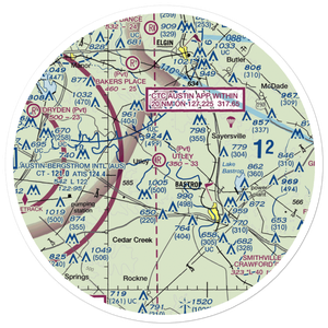 Utley Field (US-0177) VFR Sectional Sticker (30 mile)
