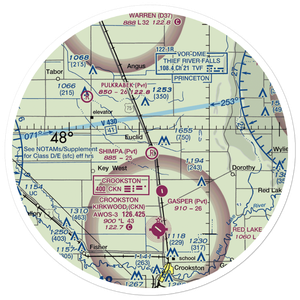 Shimpa Airstrip (8MN1) VFR Sectional Sticker (30 mile)