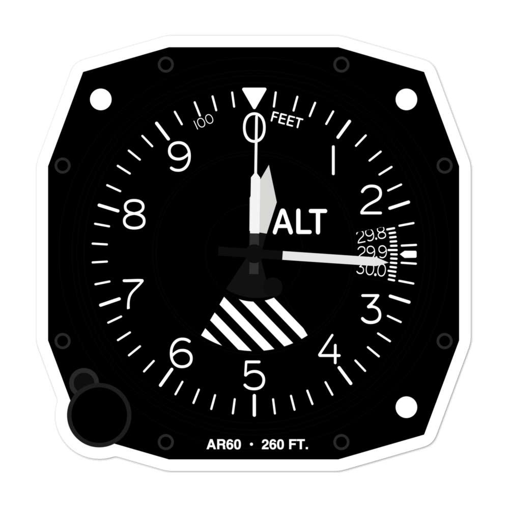 NEA Baptist Hospital Heliport (AR60) Altimeter Stickers 