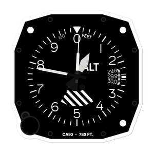 Cadiz Airstrip (CA90) Altimeter Stickers