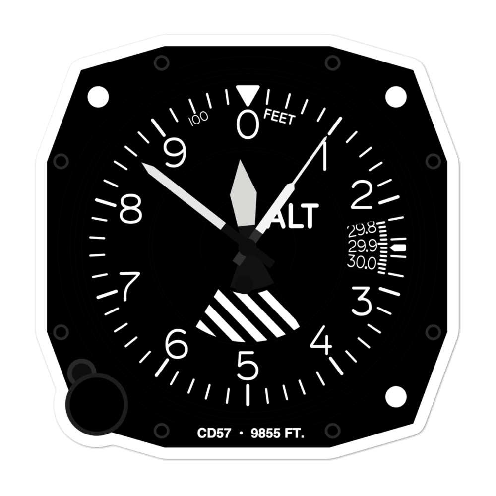 Grouse Mountain Heliport (CD57) Altimeter Stickers 