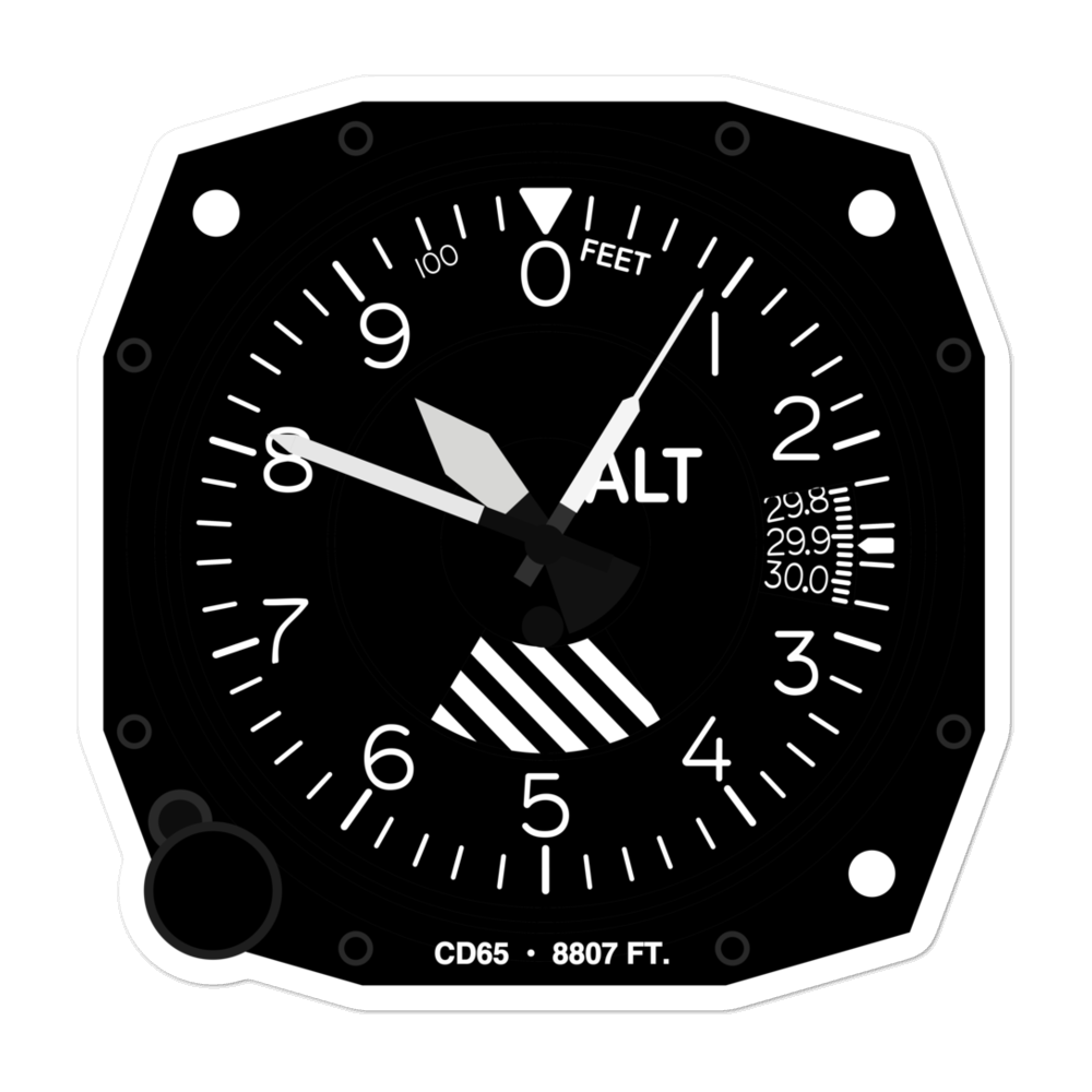Rico Heliport (CD65) Altimeter Stickers 