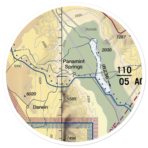 Panamint Springs Airstrip (US-0163) VFR Sectional Sticker (20 mile)