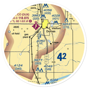 Beauchamp Airstrip (US-0160) VFR Sectional Sticker (20 mile)