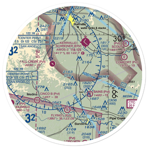 Prison Canyon Ranch Airport (US-0157) VFR Sectional Sticker (30 mile)
