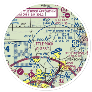 Bethal Airport (US-0151) VFR Sectional Sticker (20 mile)
