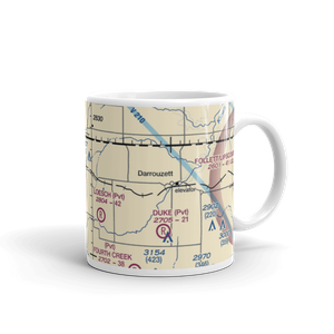 Booker Airport (US-0149) VFR Sectional  Mug