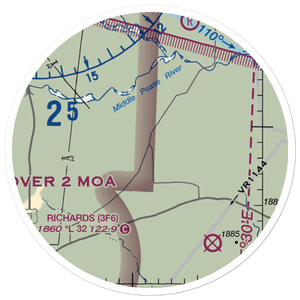 Wilson Airport (US-0147) VFR Sectional Sticker (20 mile)