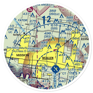 Gross Private Airport (US-0143) VFR Sectional Sticker (20 mile)