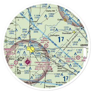 Ropkey Field (50IN) VFR Sectional Sticker (30 mile)