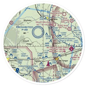 Flying Nd Ranch Airport (US-0140) VFR Sectional Sticker (30 mile)