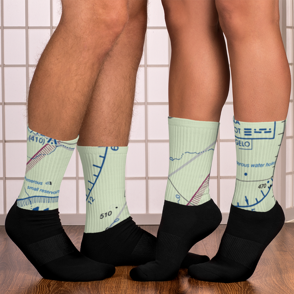 Flying Hare Airport (US-0139) VFR Sectional Socks 
