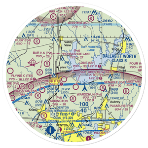 Belcher Airport (US-0138) VFR Sectional Sticker (30 mile)