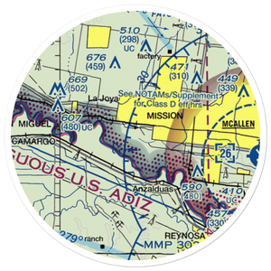 Putz Airport (US-0136) VFR Sectional Sticker (20 mile)