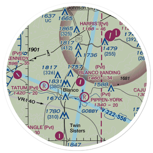 Cts Stacy Airport (US-0135) VFR Sectional Sticker (20 mile)