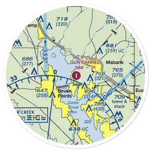 Harbor Point Airport (US-0132) VFR Sectional Sticker (20 mile)