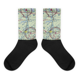 Powderly Airport (US-0131) VFR Sectional Socks