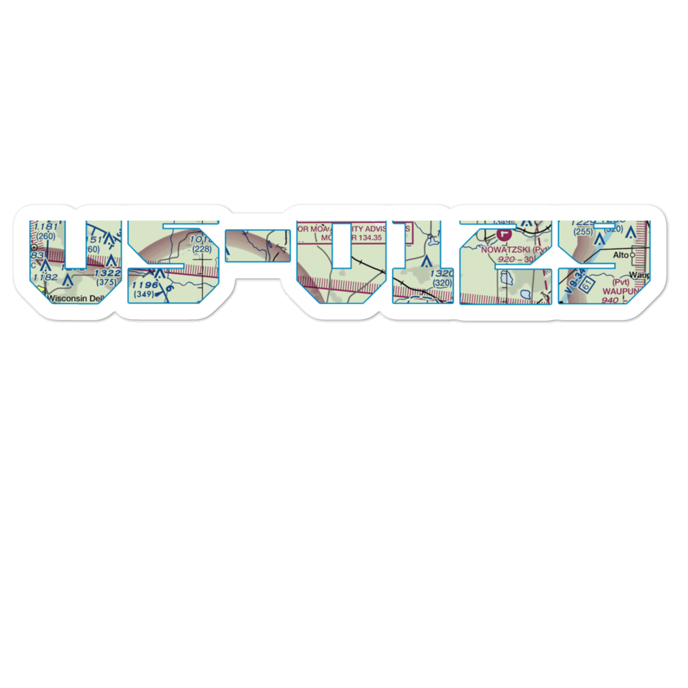 Rohde's Airport (US-0129) VFR Sectional Sticker 