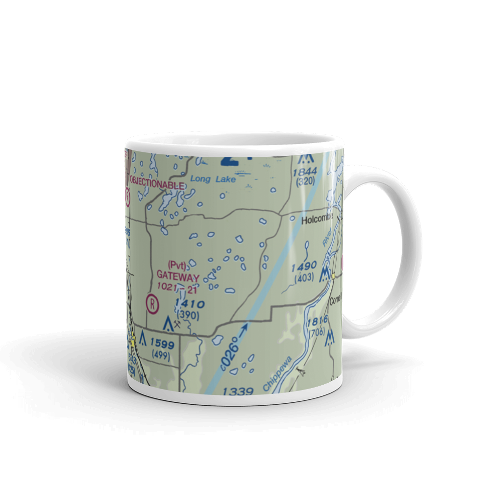 Flying O Airport (US-0128) VFR Sectional  Mug 