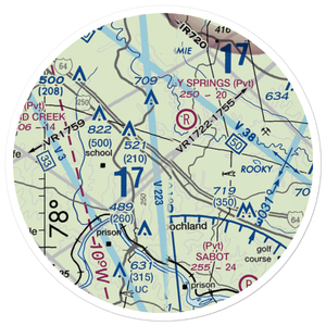 Bachman Farm Ultralightport (US-0124) VFR Sectional Sticker (20 mile)