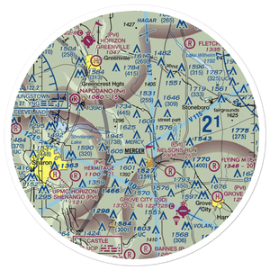 Big Bend Airport (US-0120) VFR Sectional Sticker (30 mile)