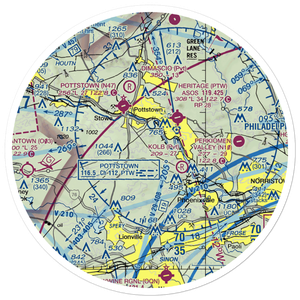 Nesspor Airport (5PA4) VFR Sectional Sticker (30 mile)