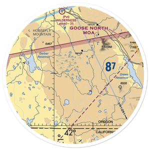 Barnes Valley Airport (US-0114) VFR Sectional Sticker (30 mile)