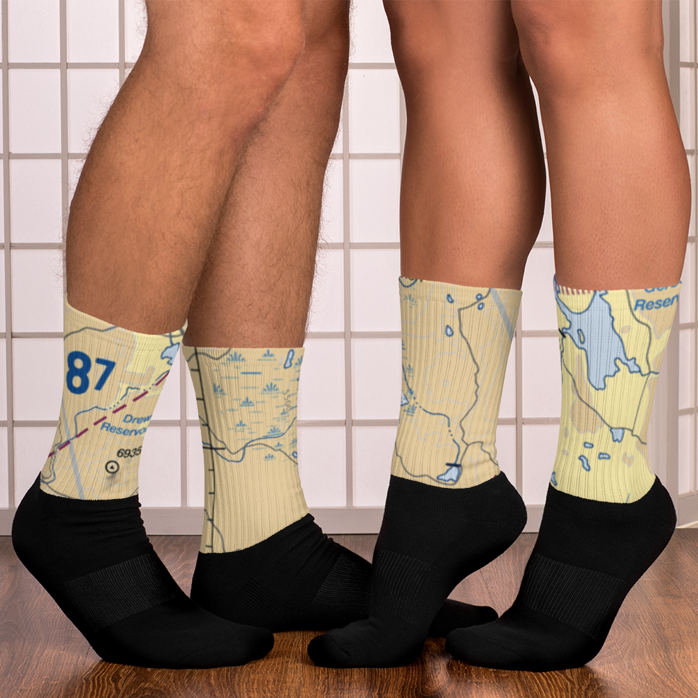 Barnes Valley Airport (US-0114) VFR Sectional Socks 