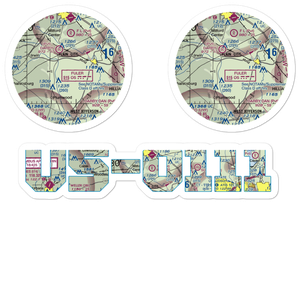 Boober Airport (US-0111) VFR Sectional Sticker Pack