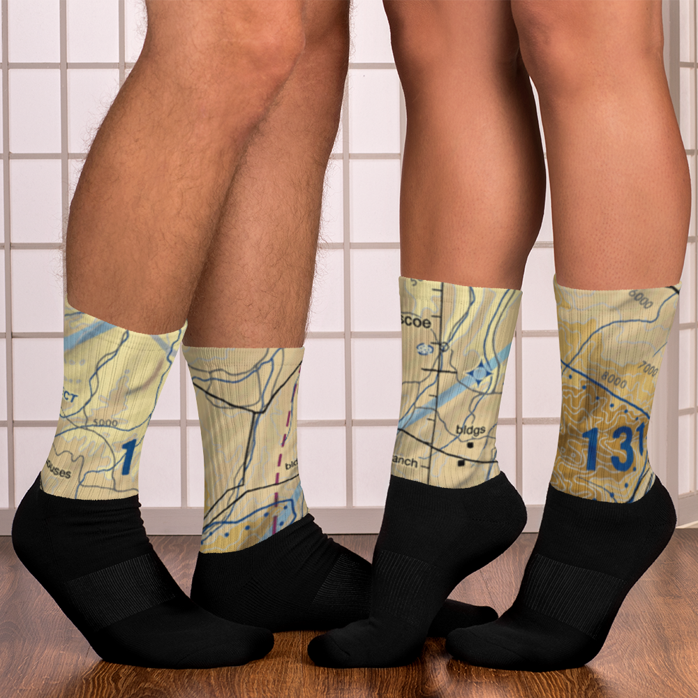 Mackay Ranch Airport (US-0107) VFR Sectional Socks 