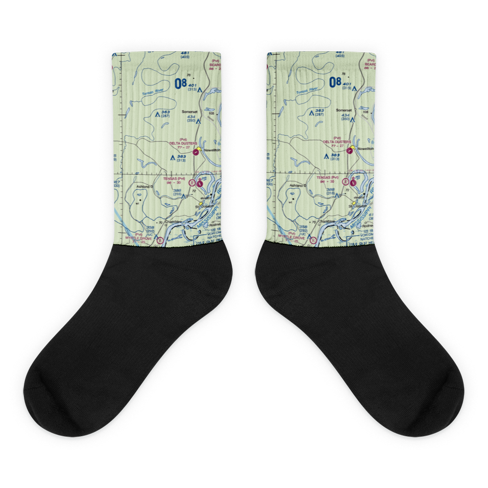 Berryhill Farms Airport (US-0106) VFR Sectional Socks 