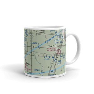 Laurie's Landing Airport (US-0104) VFR Sectional  Mug