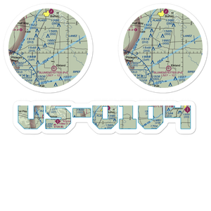 Laurie's Landing Airport (US-0104) VFR Sectional Sticker Pack