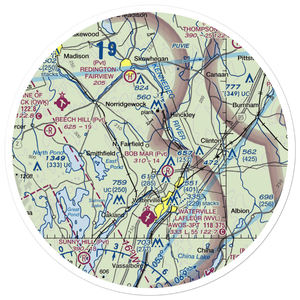 Hapworths Private Landing Area Airport (US-0103) VFR Sectional Sticker (30 mile)