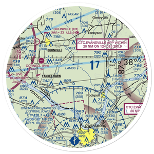 Sarver Field (US-0091) VFR Sectional Sticker (30 mile)