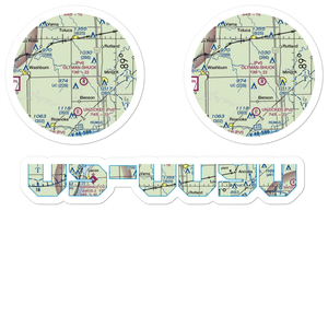 Davison Restricted Landing Area (US-0090) VFR Sectional Sticker Pack