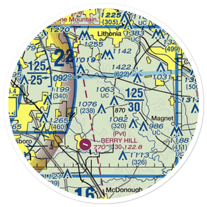 Jim's Private Airport (US-0086) VFR Sectional Sticker (20 mile)