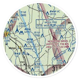 Lost Creek Farms Airport (US-0084) VFR Sectional Sticker (20 mile)