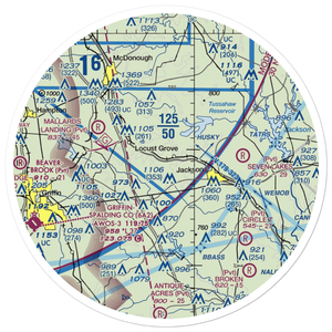Ben Ammons Airport (US-0083) VFR Sectional Sticker (30 mile)
