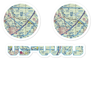 Ben Ammons Airport (US-0083) VFR Sectional Sticker Pack