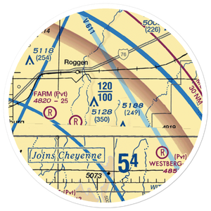 Reid Ranches Airport (US-0078) VFR Sectional Sticker (20 mile)