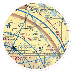 Reid Ranches Airport (US-0078) VFR Sectional Sticker (30 mile)