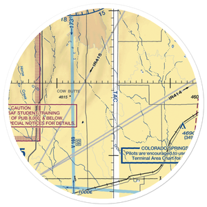 Sand Arroya Airport (US-0077) VFR Sectional Sticker (30 mile)