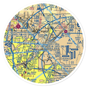 Henderson Airport (US-0074) VFR Sectional Sticker (30 mile)