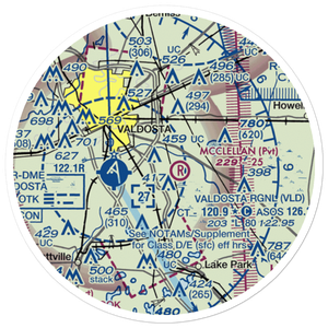 Comanche Landing Airport (US-0060) VFR Sectional Sticker (20 mile)