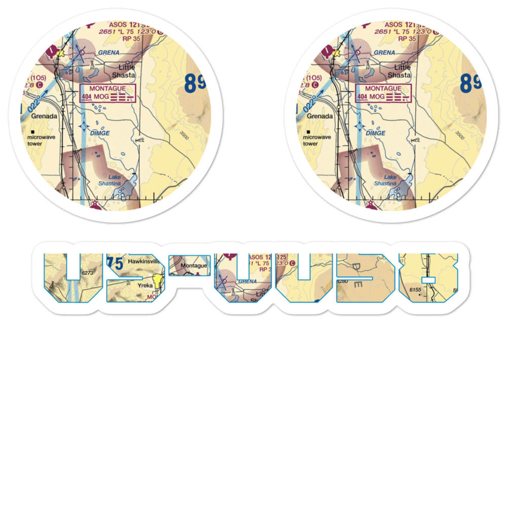 Avery Ranch Airstrip (US-0058) VFR Sectional Sticker Pack 