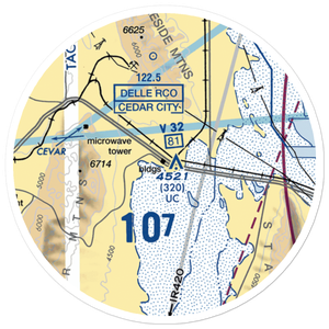 Delle, Utah (US-0056) VFR Sectional Sticker (20 mile)