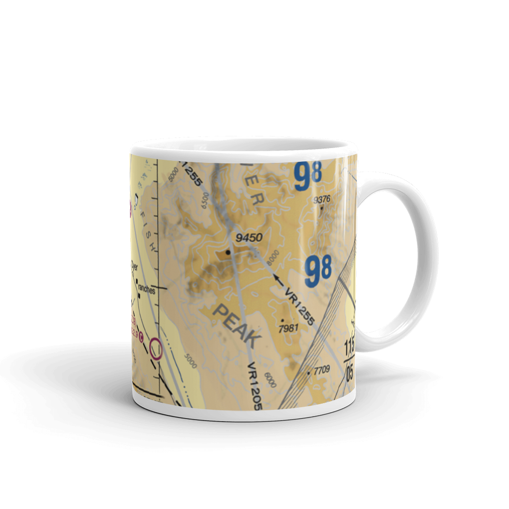Alaki Hot Springs (US-0055) VFR Sectional  Mug 
