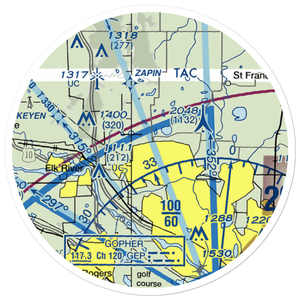 Joyner Airport (US-0052) VFR Sectional Sticker (20 mile)